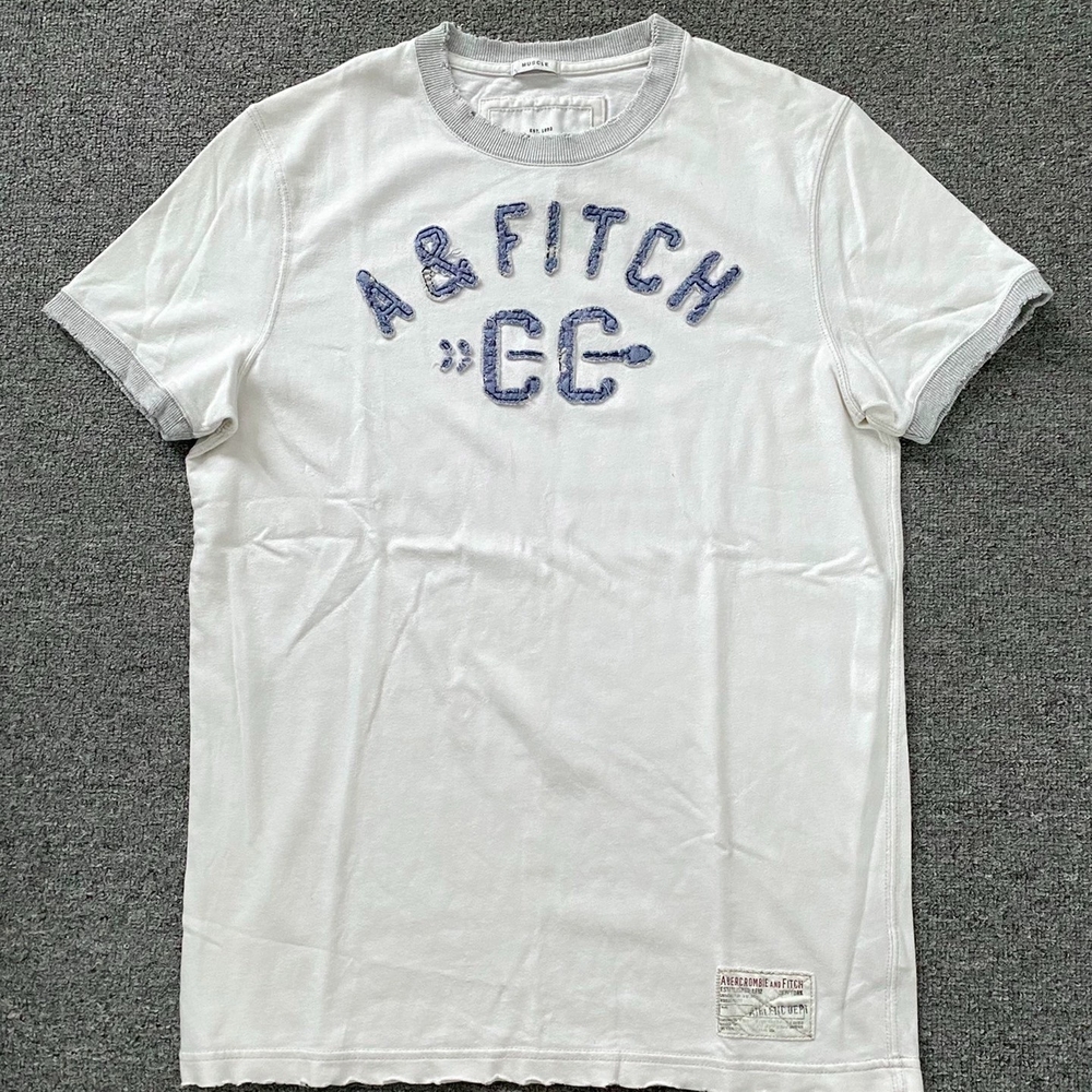 AF White and Gray Muscle Men's T-Shirt